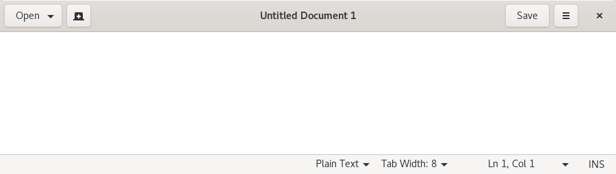 Blank document